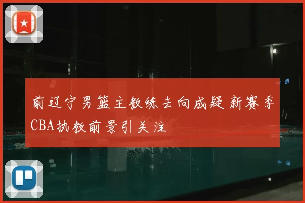 前辽宁男篮主教练去向成疑 新赛季CBA执教前景引关注